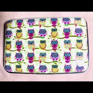 Owl Print Card Holder with Rfid Blocker